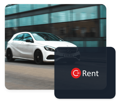 Autovermietgeschäft mit C-Rent Software