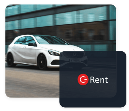 Autovermietgeschäft mit C-Rent Software